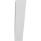 Ekena Millwork 5 1/2-in. W x 20-in. D x 24-in. H Traditional Architectural Grade PVC Knee Brace BRCP055X20X24TRA - alternate 3
